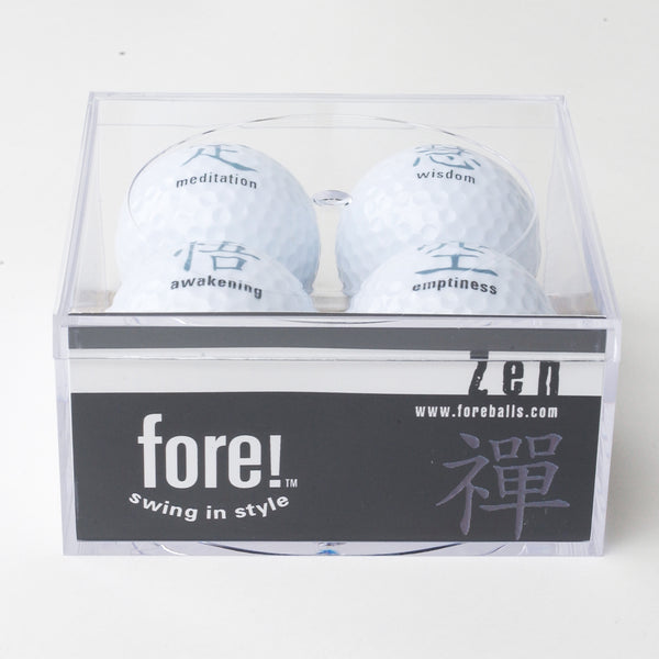 Fore! Zen Golf Balls