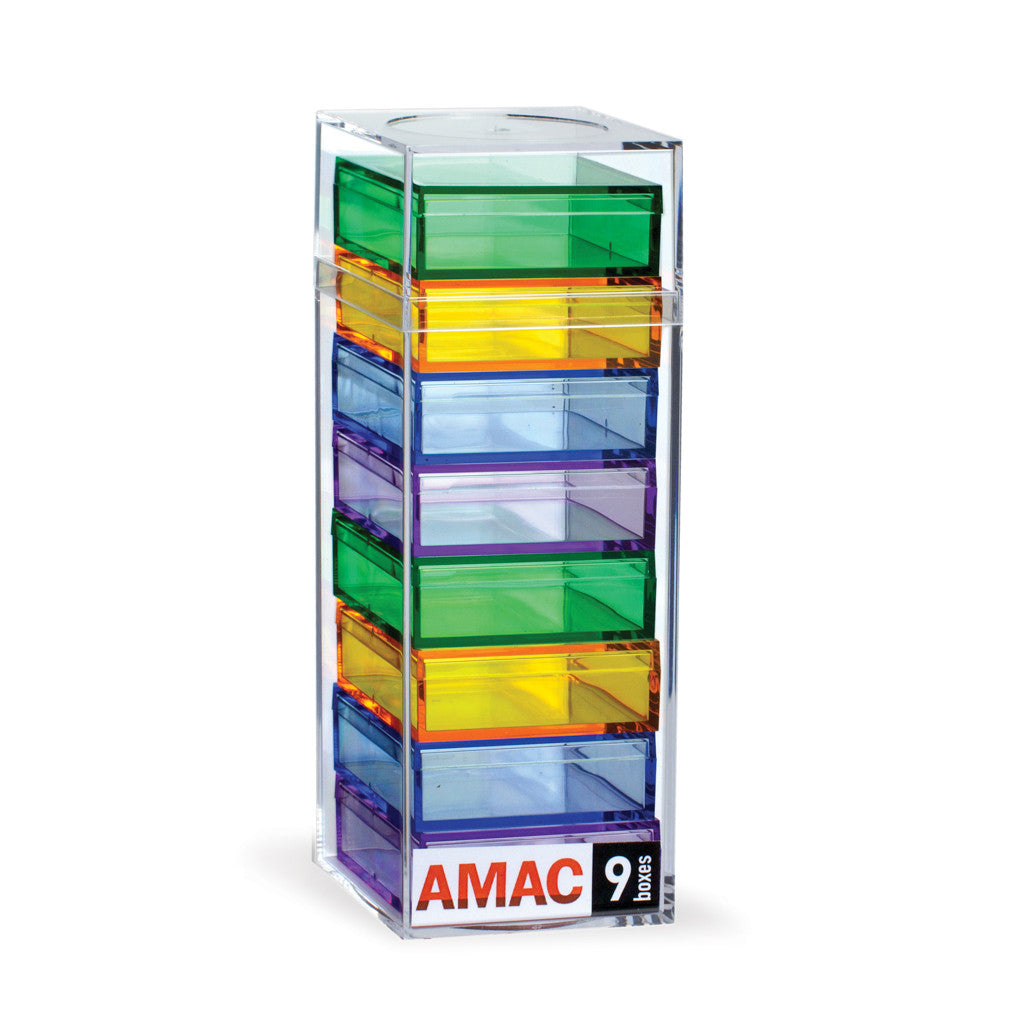 Amac Chroma 8 Container Food Storage Set, Clear