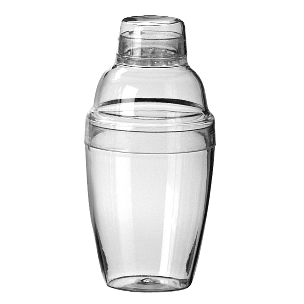 Acrylic Shaker for Cocktails, Candy and Packaging. Measures apx. 2 11/16  Round by 5 11/16 Tall