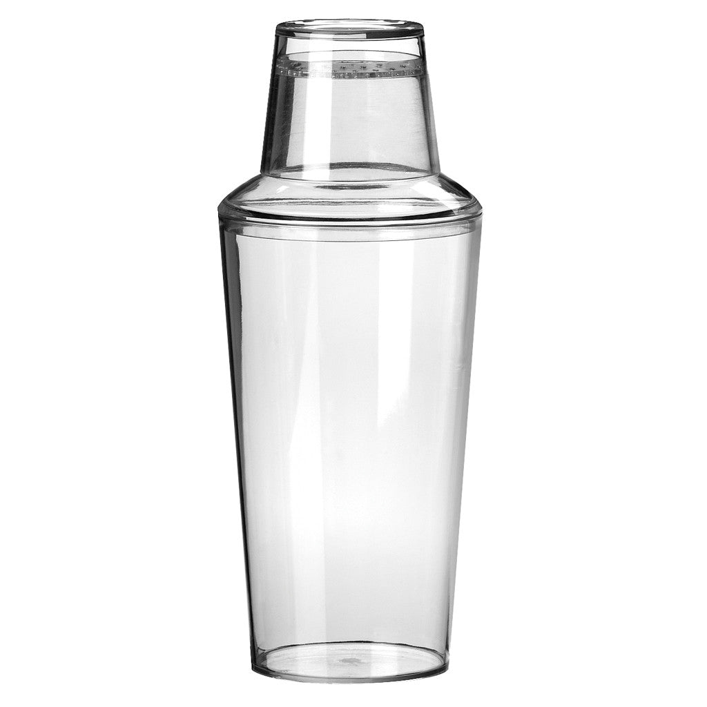 Plastic Shaker for Cocktails, Candy and Packaging. Measures apx. 5 Round  by 12 1/2 Tall