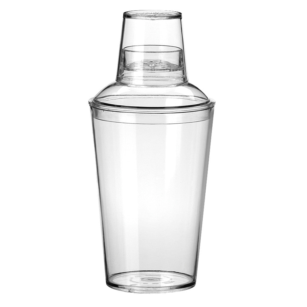 Acrylic Shaker for Cocktails, Candy and Packaging. Measures apx. 4 Round  by 8 1/2 Tall